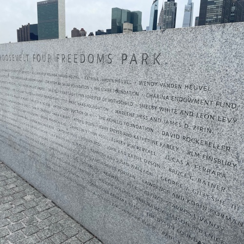 Franklin Roosvelt's Four Freedom Park