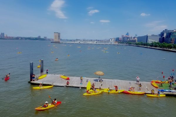 Faire du Kayak gratuitement sur l'Hudson River