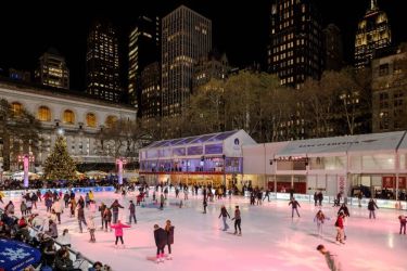 La patinoire de Bryant Park