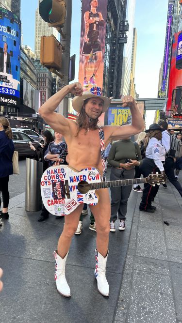 The Naked Cowboy, une rencontre improbable sur Times Square